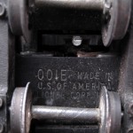 1939 Lionel 00 Gauge engine bottom stamp