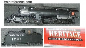 Life-Like Proto 2000 Santa Fe 1791 – 2-8-8-2 Y3