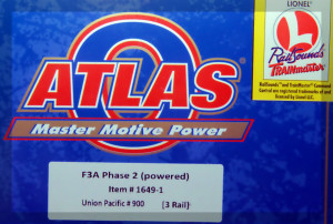 Atlas Union Pacific F3A Label