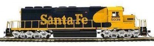 Bachmann 60901 Santa Fe 5034 SD40-2 – HO DCC
